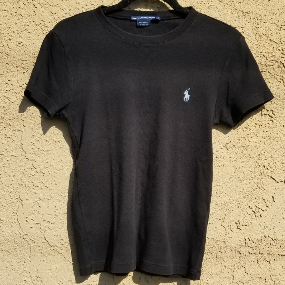 SOLD Ralph Lauren Sport Black Knitted Shirt
